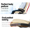 8 Point PU Leather Reclining Massage Chair - Beige Deals499
