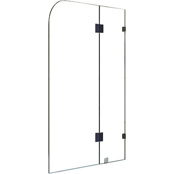 900 x 1450mm Frameless Bath Panel 10mm Glass Shower Screen By Della Francesca Deals499