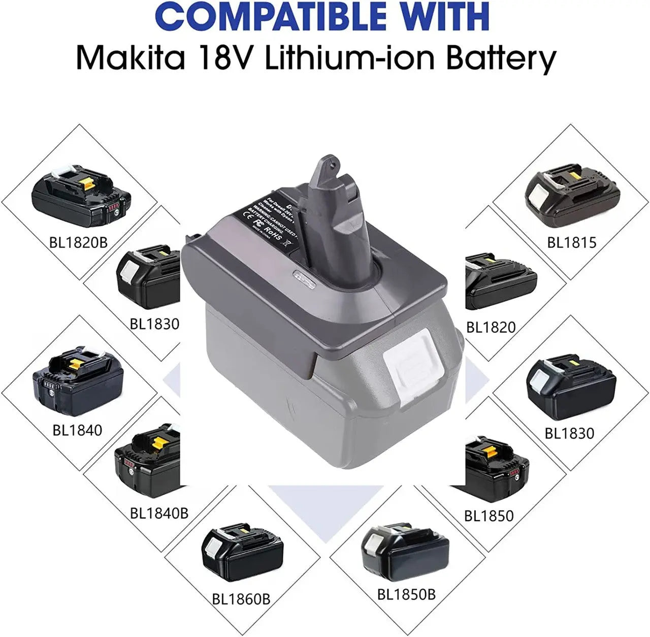 Makita 18V To Dyson V6, DC58 & DC59 Battery Converter / Adapter from Deals499 at Deals499