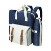 Alfresco Picnic Basket Backpack Set Cooler Bag 4 Person Outdoor Liquor Blue Deals499