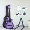 Alpha 34" Inch Guitar Classical Acoustic Cutaway Wooden Ideal Kids Gift Children 1/2 Size Purple with Capo Tuner Deals499