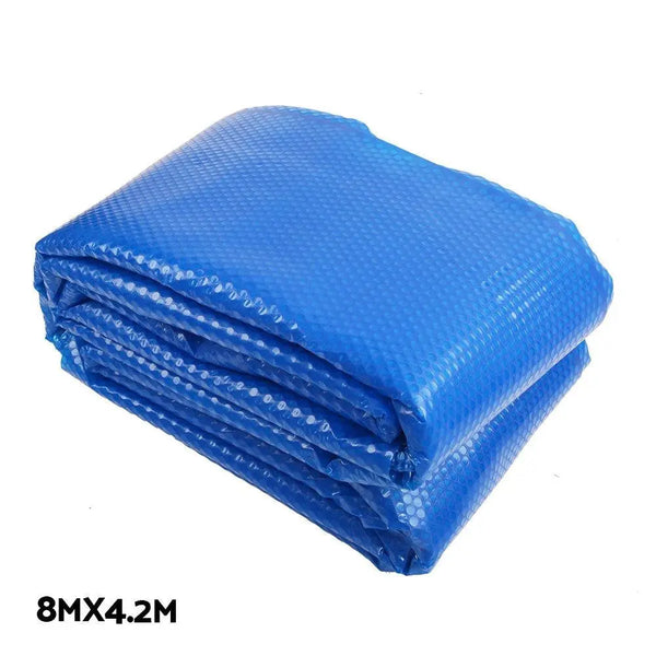 Aquabuddy 8x4.2m Pool Cover Roller Combo Solar Blanket Swimming Covers Bubble Deals499