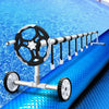 Aquabuddy Solar Swimming Pool Cover Blanket Roller Wheel Adjustable 8X4.2M Deals499