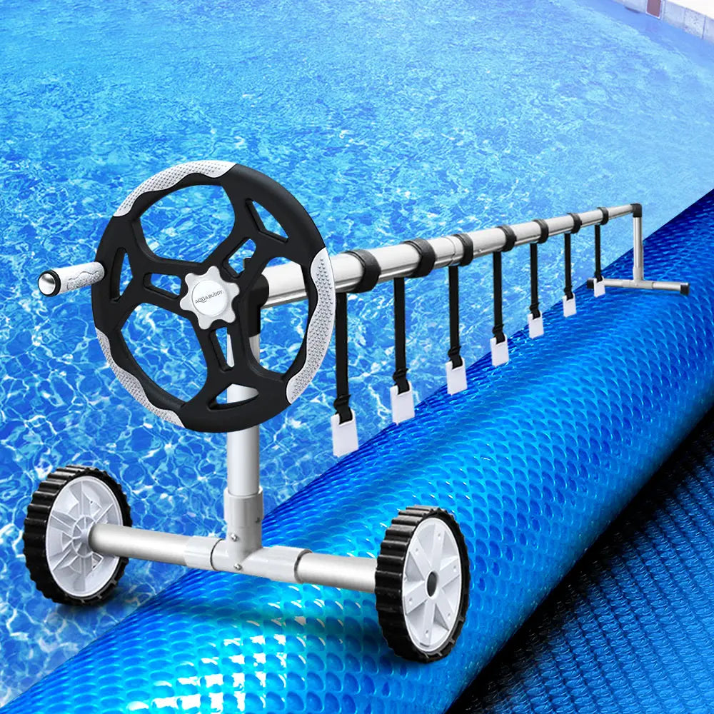 Aquabuddy Swimming Pool Cover Pools Roller Wheel Solar Blanket Covers10X4M Deals499