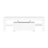 Artiss 130cm RGB LED TV Stand Cabinet Entertainment Unit Gloss Furniture Drawer Tempered Glass Shelf White Deals499