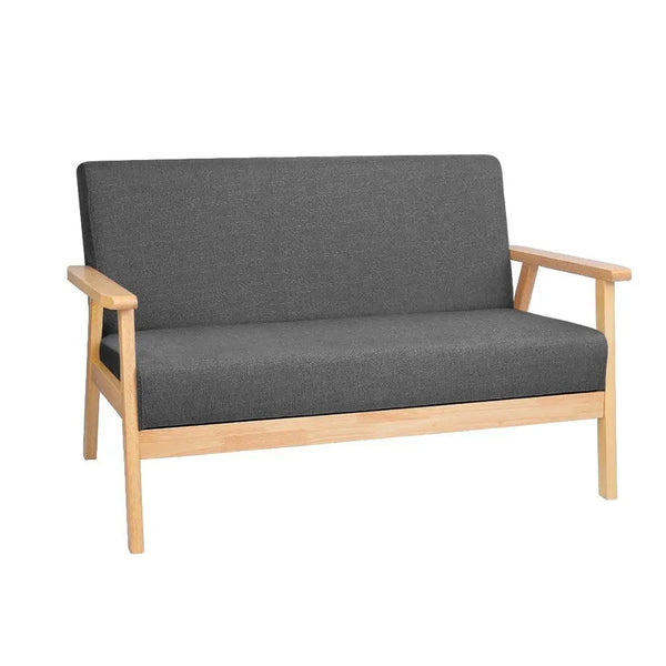 Artiss 2 Seater Fabric Sofa Chair - Grey Deals499