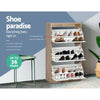 Artiss 36 Pairs Shoe Cabinet Rack Organiser Storage Shelf Wooden Deals499