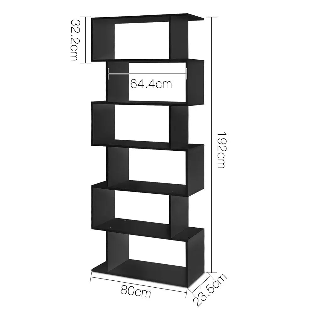 Artiss 6 Tier Display Shelf - Black Deals499