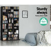 Artiss Adjustable Book Storage Shelf Rack Unit - Black Deals499