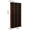 Artiss Adjustable Book Storage Shelf Rack Unit - Expresso Deals499
