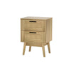 Artiss Bedside Tables Rattan 2 Drawers Side Table Nightstand Storage Cabinet Deals499