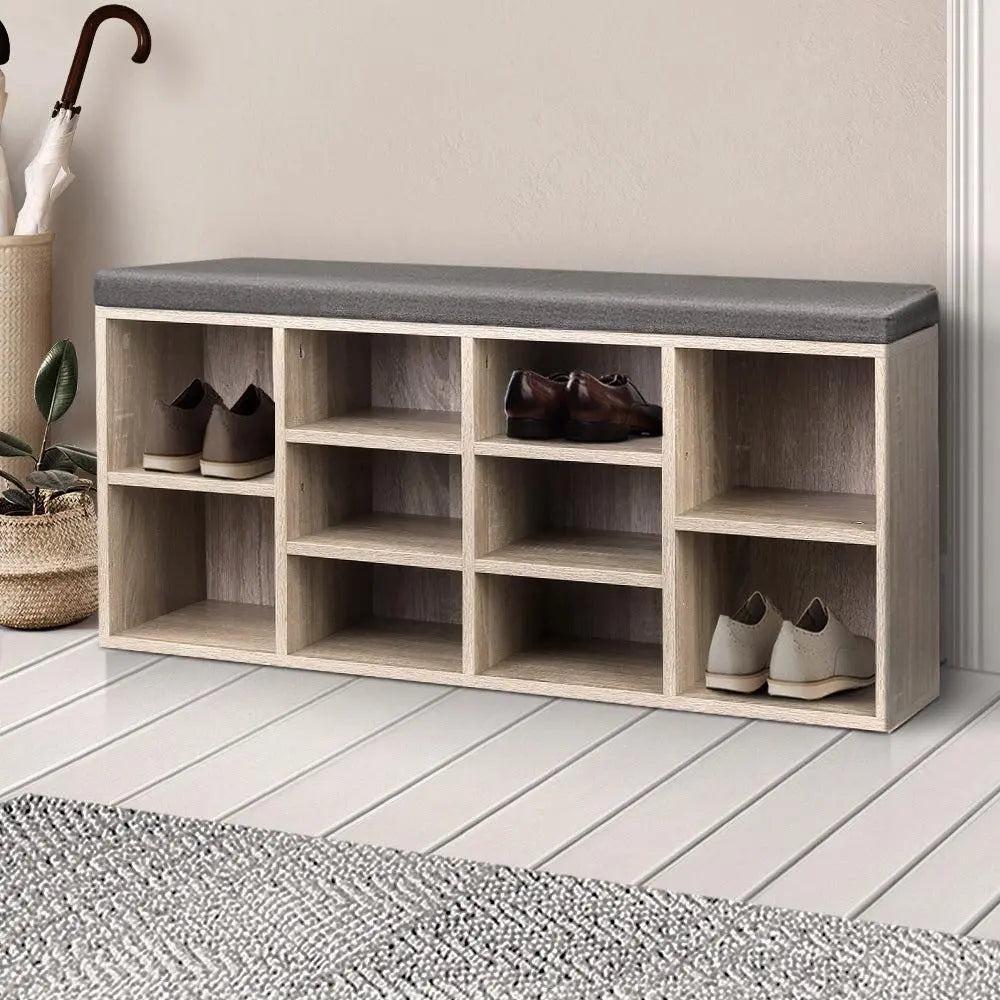 Artiss Bench Wooden Shoe Rack Storage Deals499