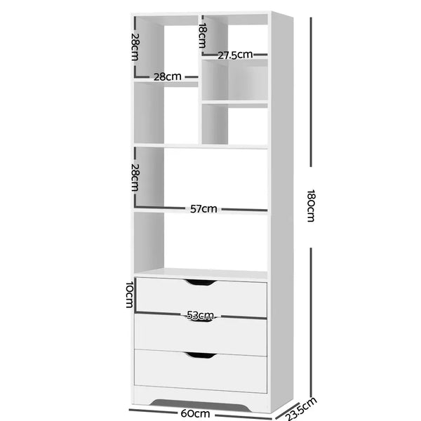 Artiss Display Drawer Shelf - White Deals499