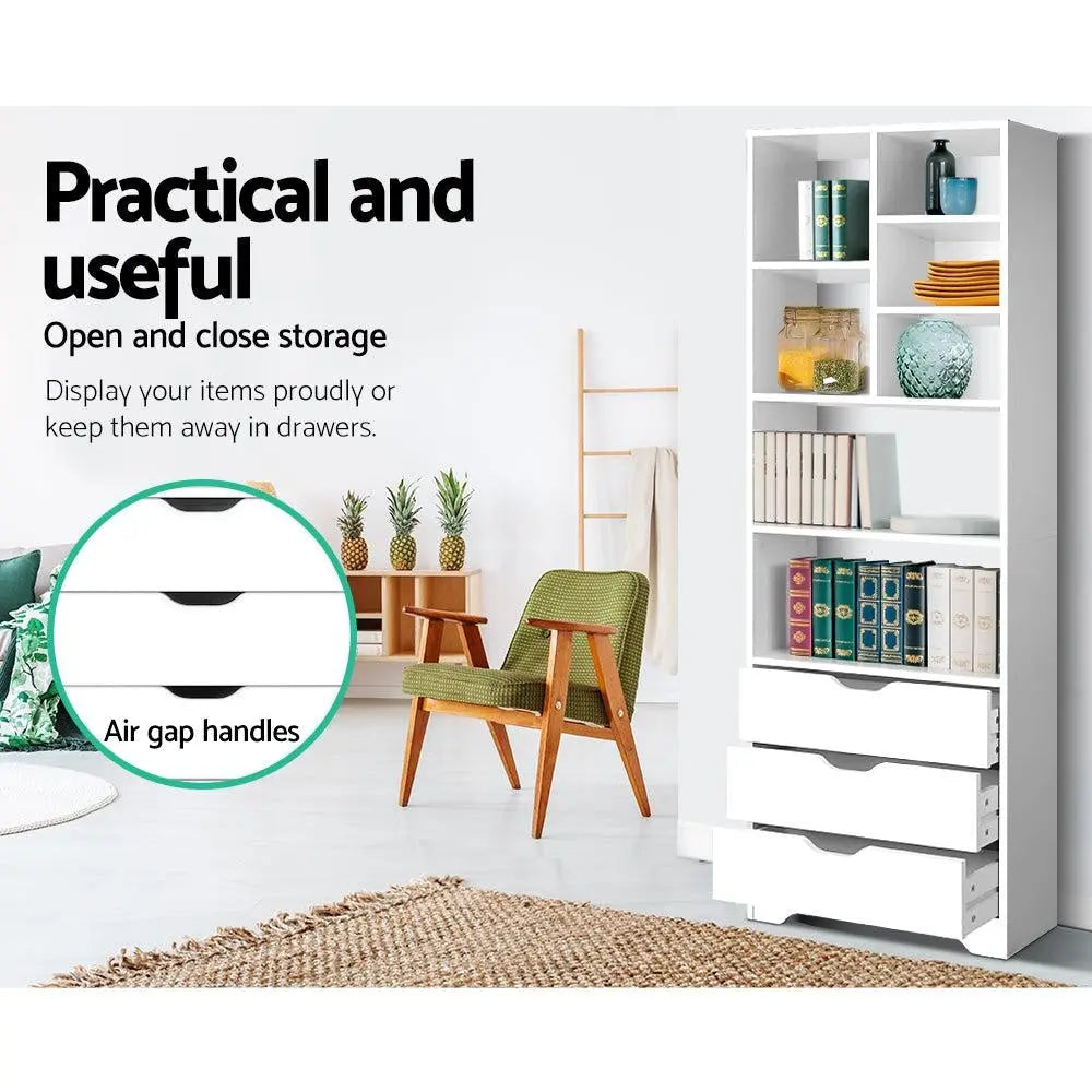 Artiss Display Drawer Shelf - White Deals499