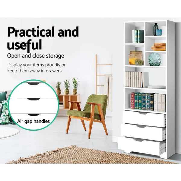 Artiss Display Drawer Shelf - White Deals499