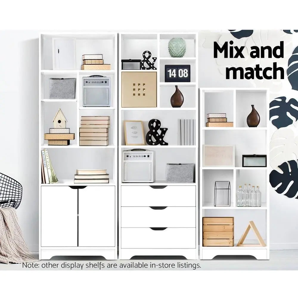 Artiss Display Drawer Shelf - White Deals499