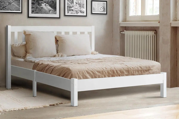 Artiss Double Full Size Wooden Bed Frame SOFIE Pine Timber Mattress Base Bedroom Deals499