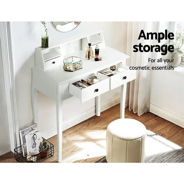 Artiss Dressing Table Console Table Jewellery Cabinet 4 Drawers Wooden Furniture Deals499
