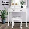 Artiss Dressing Table with Mirror - White Deals499