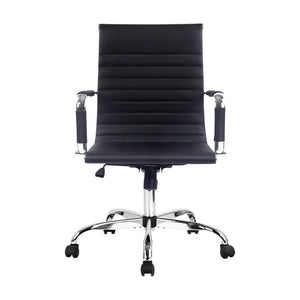 Artiss Gaming Office Chair Computer Desk Chairs Home Work Study Black Mid Back Deals499