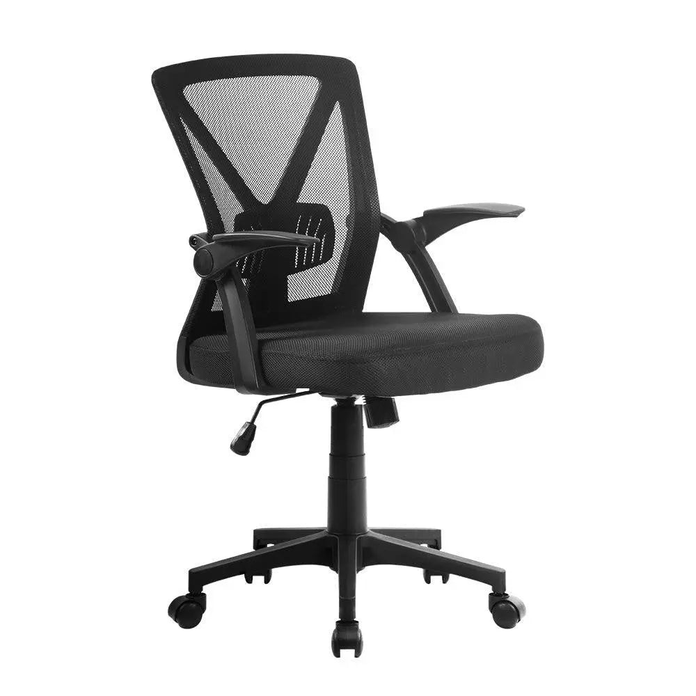 Artiss Gaming Office Chair Mesh Computer Chairs Swivel Executive Mid Back Black Deals499