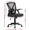 Artiss Gaming Office Chair Mesh Computer Chairs Swivel Executive Mid Back Black Deals499