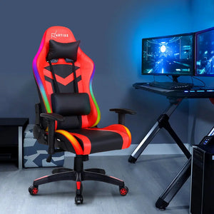 Artiss Gaming Office Chair RGB LED Lights Computer Desk Chair Home Work Chairs Deals499