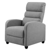 Artiss Luxury Recliner Chair Chairs Lounge Armchair Sofa Fabric Cover Grey Deals499