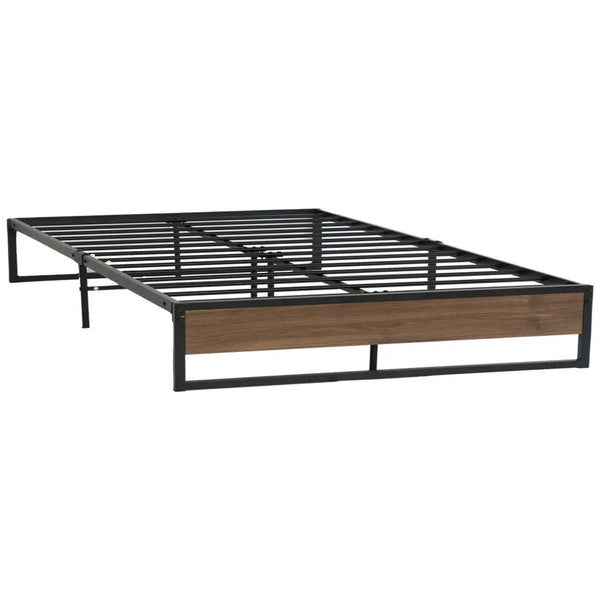 Artiss Metal Bed Frame Queen Size Mattress Base Platform Foundation Wooden OSLO Deals499
