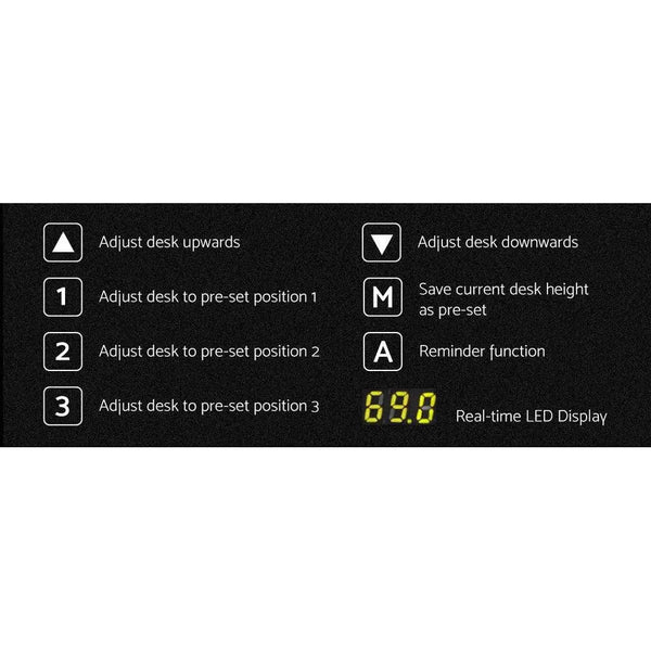 Artiss Motorised Standing Desk - White Deals499