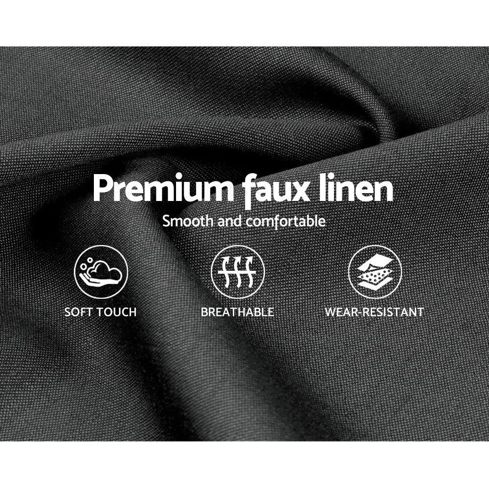 Artiss Neo Bed Frame Fabric - Charcoal Queen Deals499