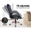 Artiss Office Chair Gaming Computer Chairs Executive PU Leather Seating Black Deals499