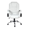 Artiss Office Chair Gaming Computer Chairs Executive PU Leather Seating White Deals499