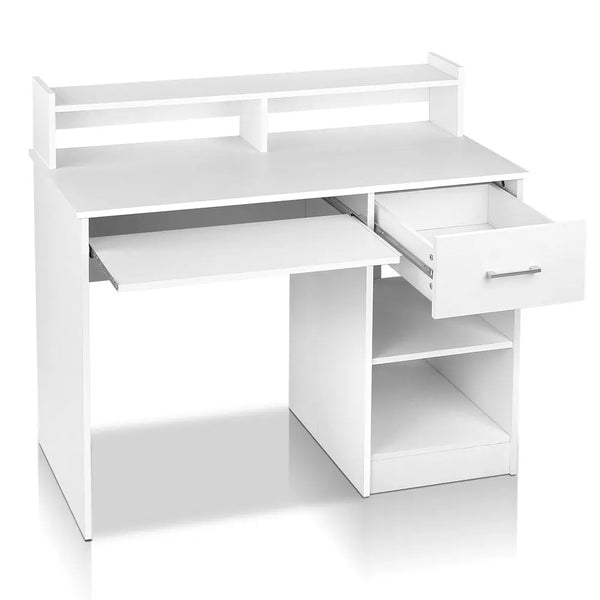 Artiss Office Computer Desk with Storage - White Deals499