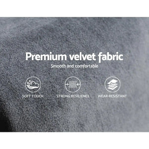 Artiss Queen Size Fabric Bed Headboard - Grey Deals499