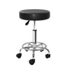 Artiss Round Salon Stool Black PU Swivel Barber Hair Dress Chair Hydraulic Lift Deals499