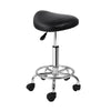 Artiss Saddle Salon Stool Black PU Swivel Barber Hair Dress Chair Hydraulic Lift Deals499
