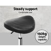 Artiss Saddle Salon Stool Black PU Swivel Barber Hair Dress Chair Hydraulic Lift Deals499