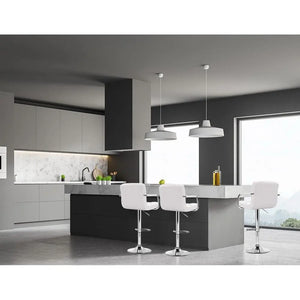 Artiss Set of 4 Bar Stools Gas lift Swivel - Steel and White Deals499