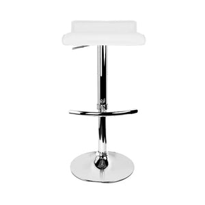 Artiss Set of 4 PU Leather Wave Style Bar Stools - White Deals499