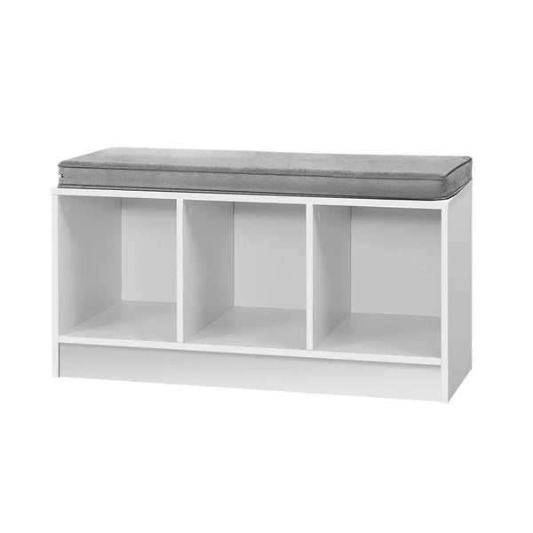 Artiss Shoe Cabinet Bench Shoes Organiser Storage Rack Shelf White Box Seat Deals499