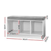 Artiss Shoe Cabinet Bench Shoes Organiser Storage Rack Shelf White Box Seat Deals499