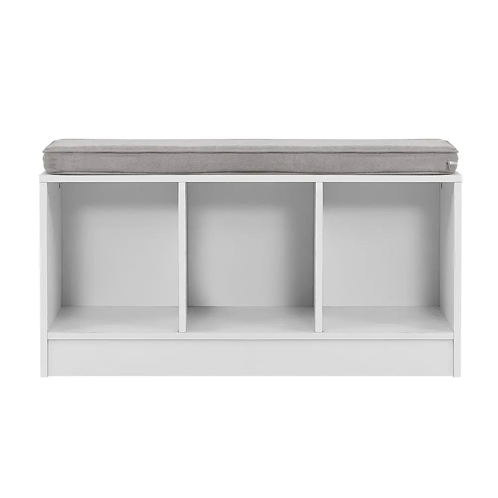 Artiss Shoe Cabinet Bench Shoes Organiser Storage Rack Shelf White Box Seat Deals499