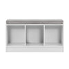 Artiss Shoe Cabinet Bench Shoes Organiser Storage Rack Shelf White Box Seat Deals499