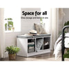 Artiss Shoe Cabinet Bench Shoes Organiser Storage Rack Shelf White Box Seat Deals499