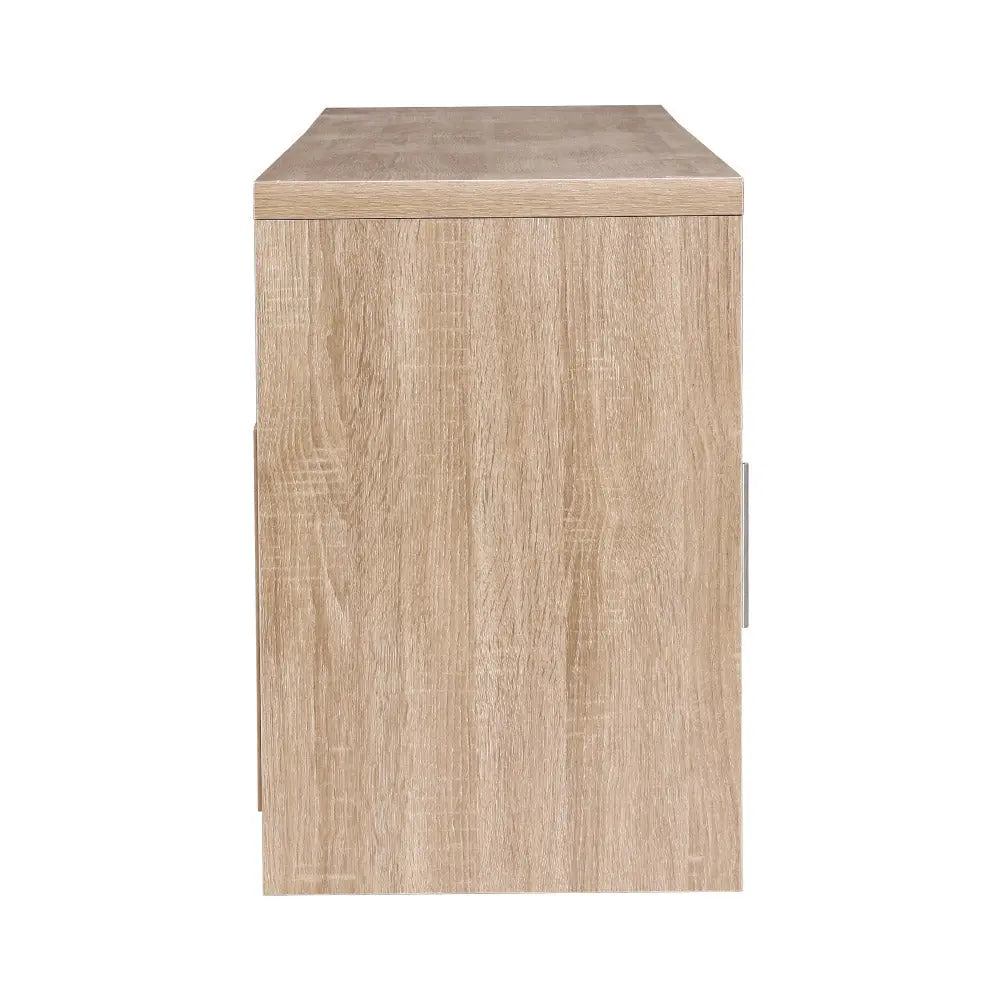 Artiss TV Cabinet Entertainment Unit Stand Storage Shelf Sideboard 140cm Oak Deals499