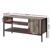 Artiss TV Cabinet Entertainment Unit Stand Storage Wood Industrial Rustic 124cm Deals499