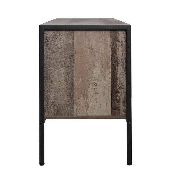 Artiss TV Cabinet Entertainment Unit Stand Storage Wood Industrial Rustic 124cm Deals499