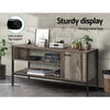 Artiss TV Cabinet Entertainment Unit Stand Storage Wood Industrial Rustic 124cm Deals499