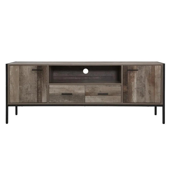 Artiss TV Cabinet Entertainment Unit Stand Storage Wood Industrial Rustic 160cm Deals499